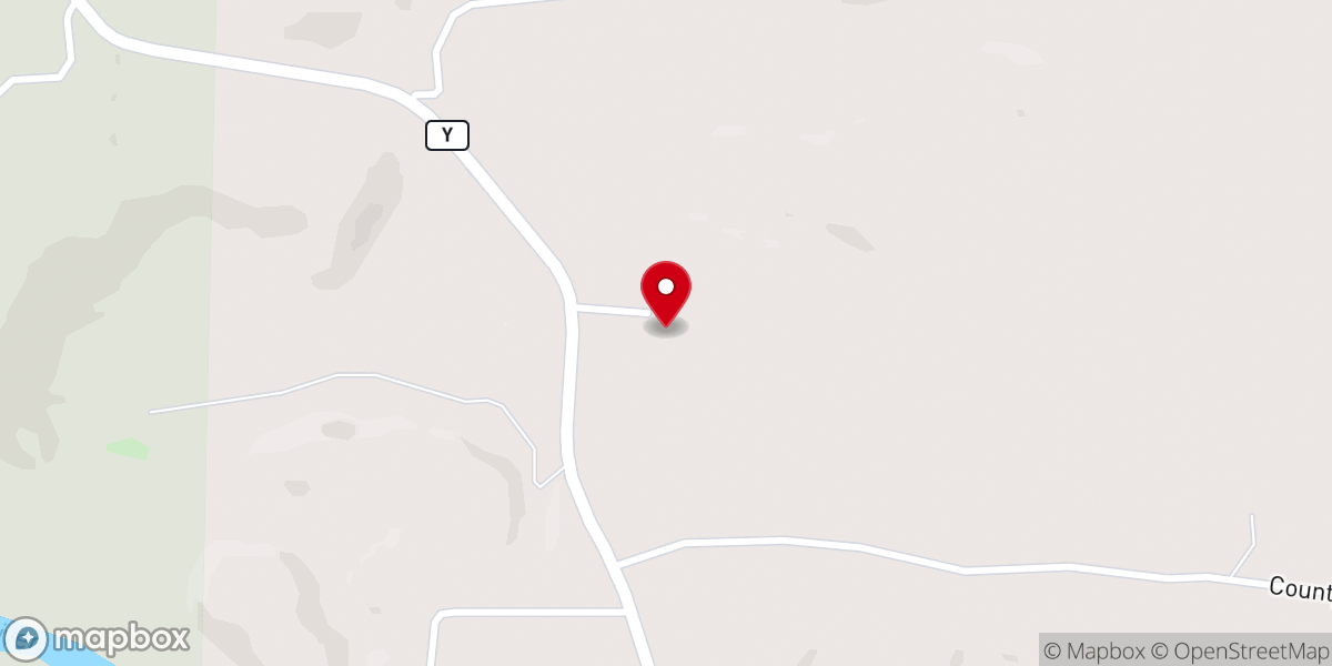 Map showing location of Simpson Creek Church