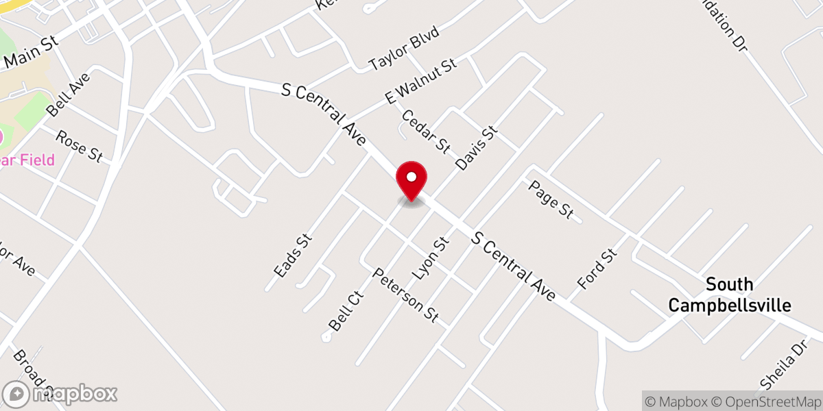 Map showing location of C & S Mission Store