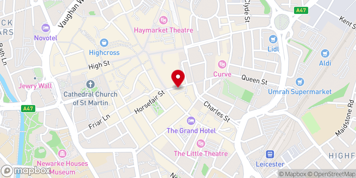 Map showing location of Living God's Churches