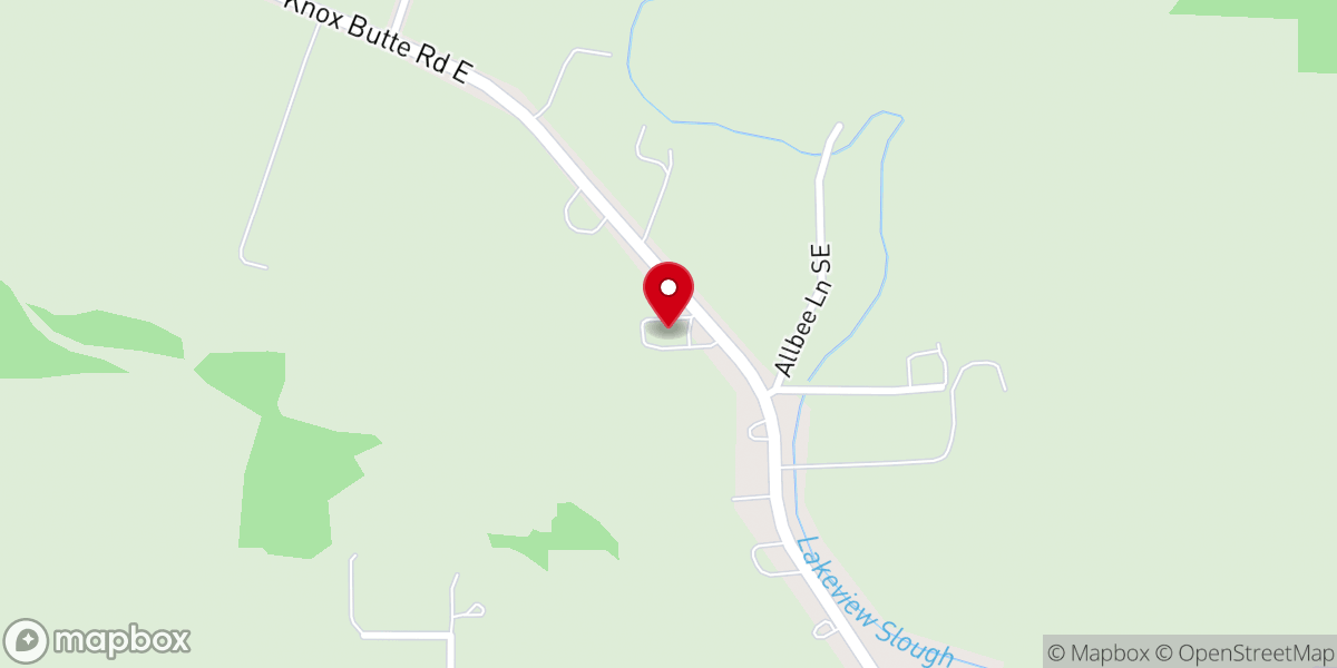 Map showing location of Calvary Community Church