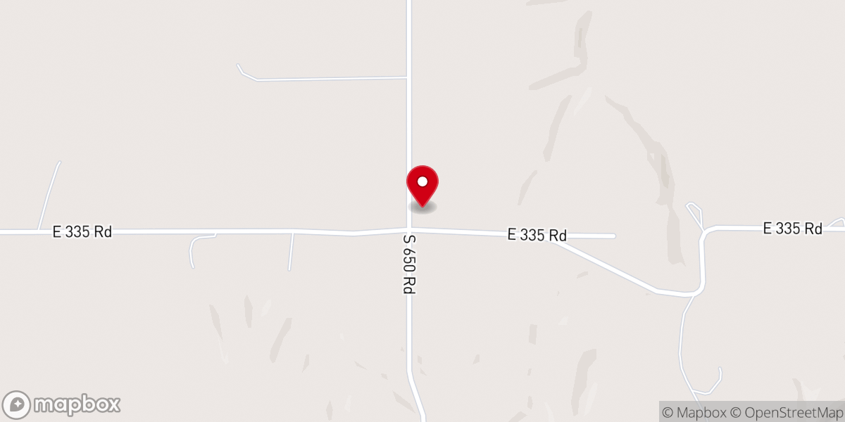 Map showing location of Butler Church