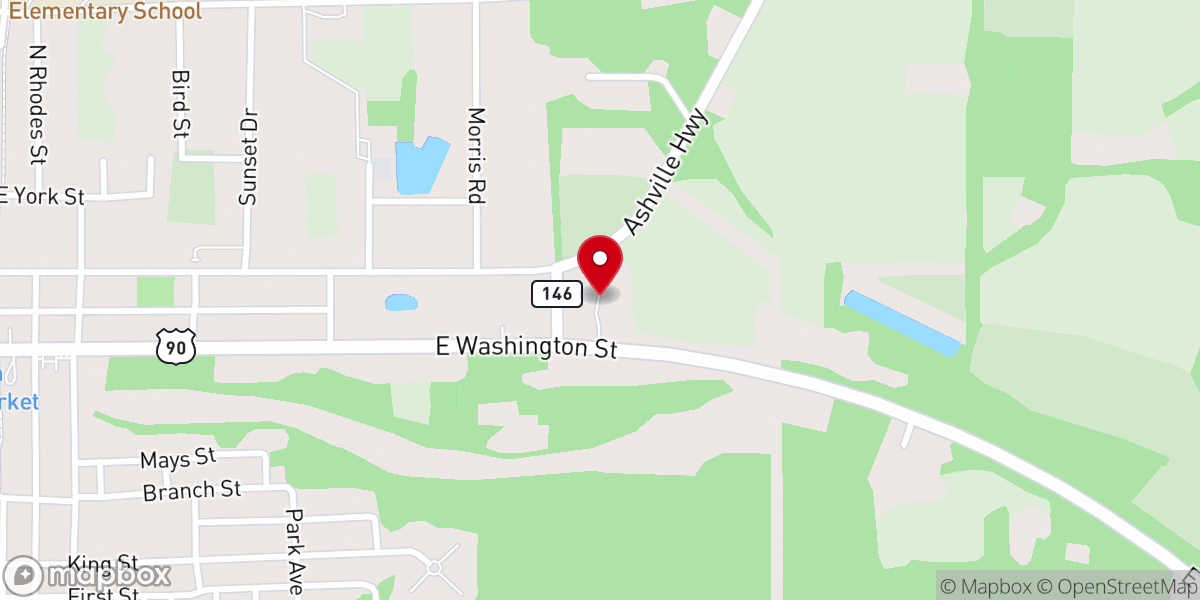 Map showing location of Saint Margaret Catholic Church