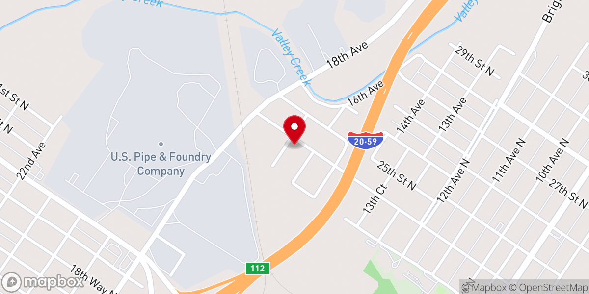 Map showing location of Twentyfourth Street Church of Christ