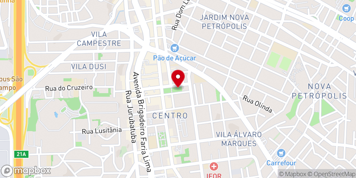 Map showing location of Igreja Matriz Nossa Senhora da Boa Viagem