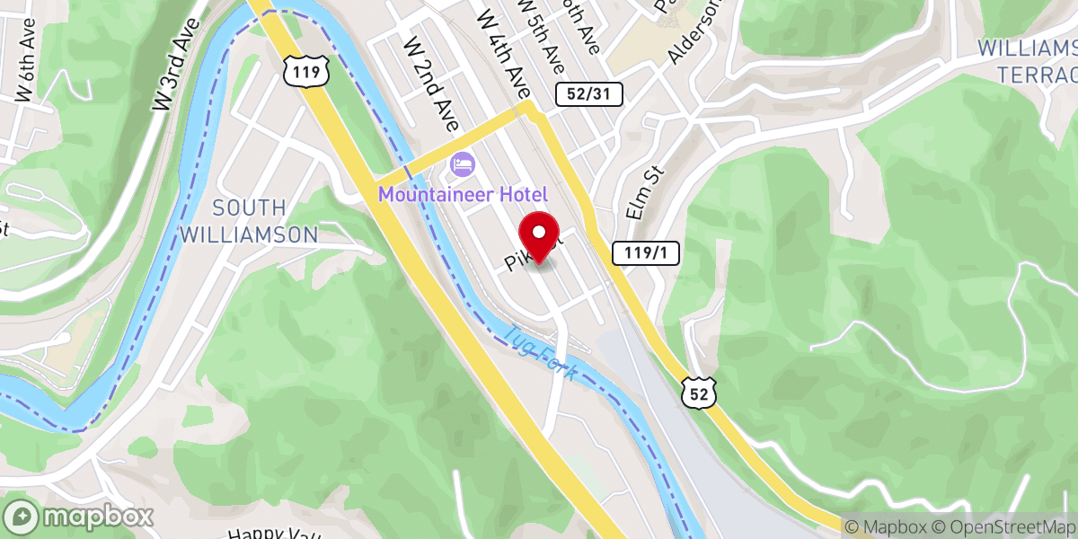 Map showing location of Living Water Child Care