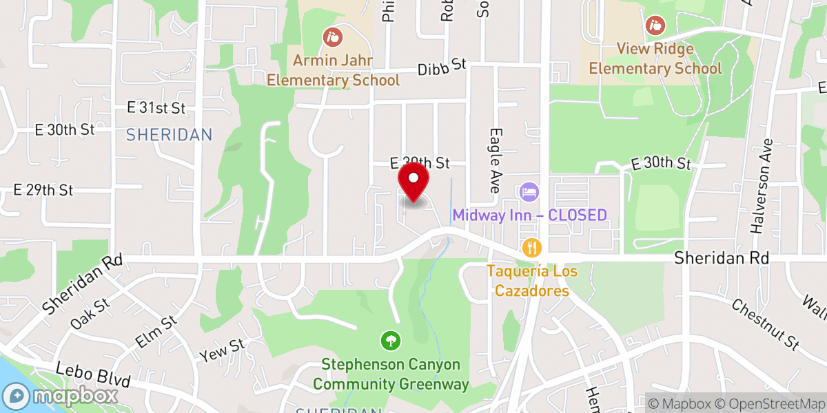 Map showing location of Lifepoint Church