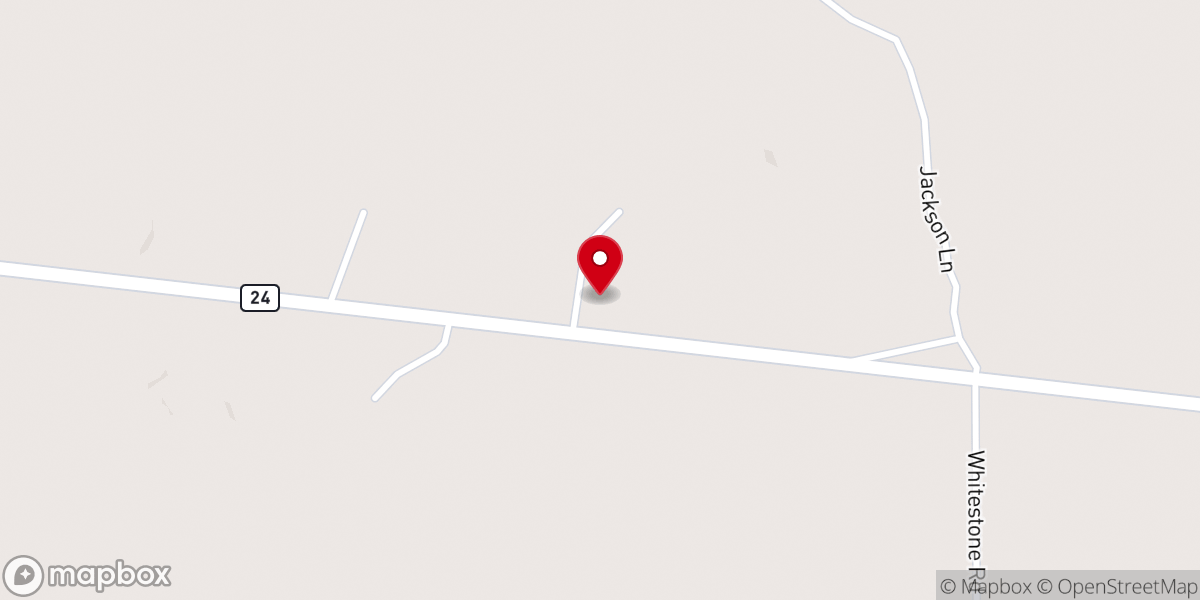 Map showing location of Trinity Church