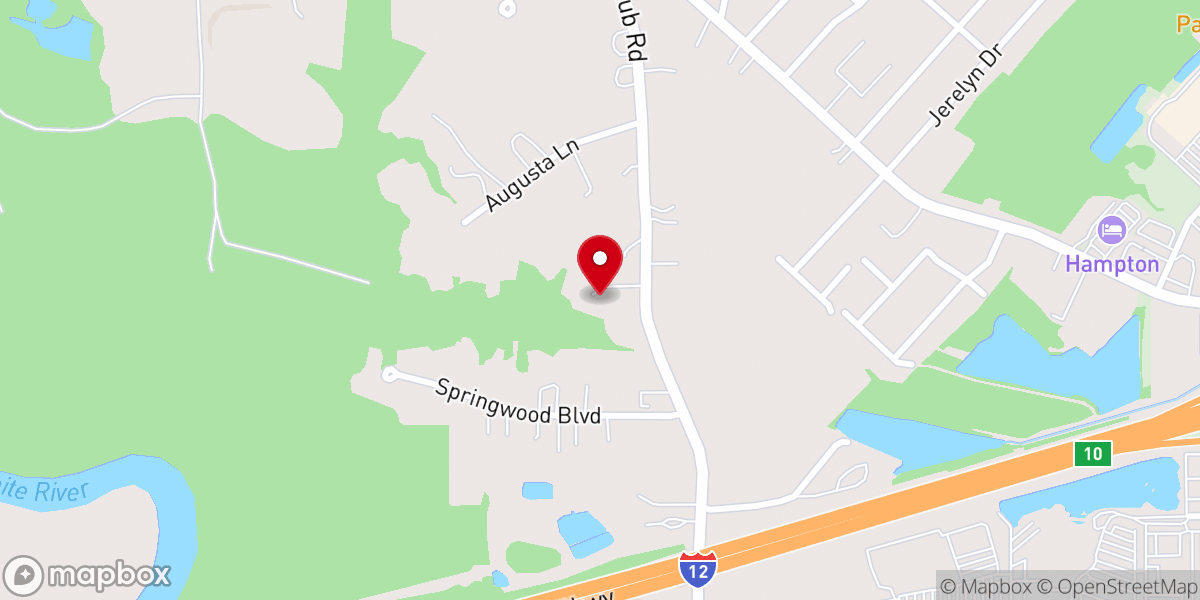 Map showing location of King’s Harvest Church