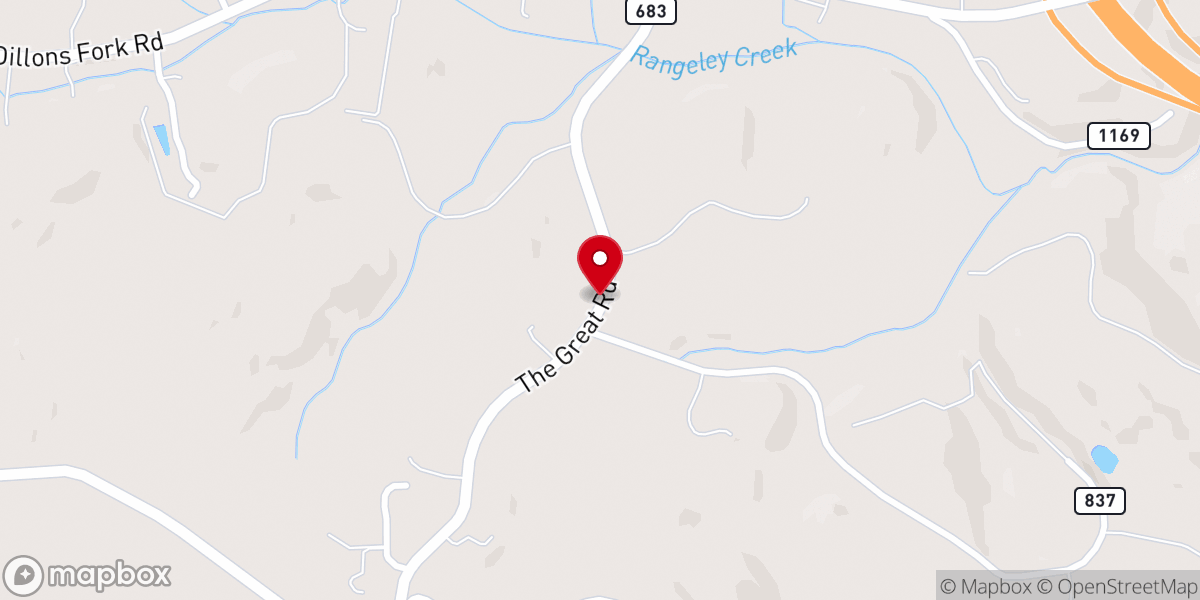 Map showing location of Calvary Church