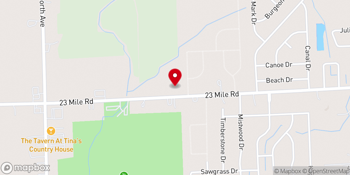 Map showing location of St Francis St Maximilian Parish center