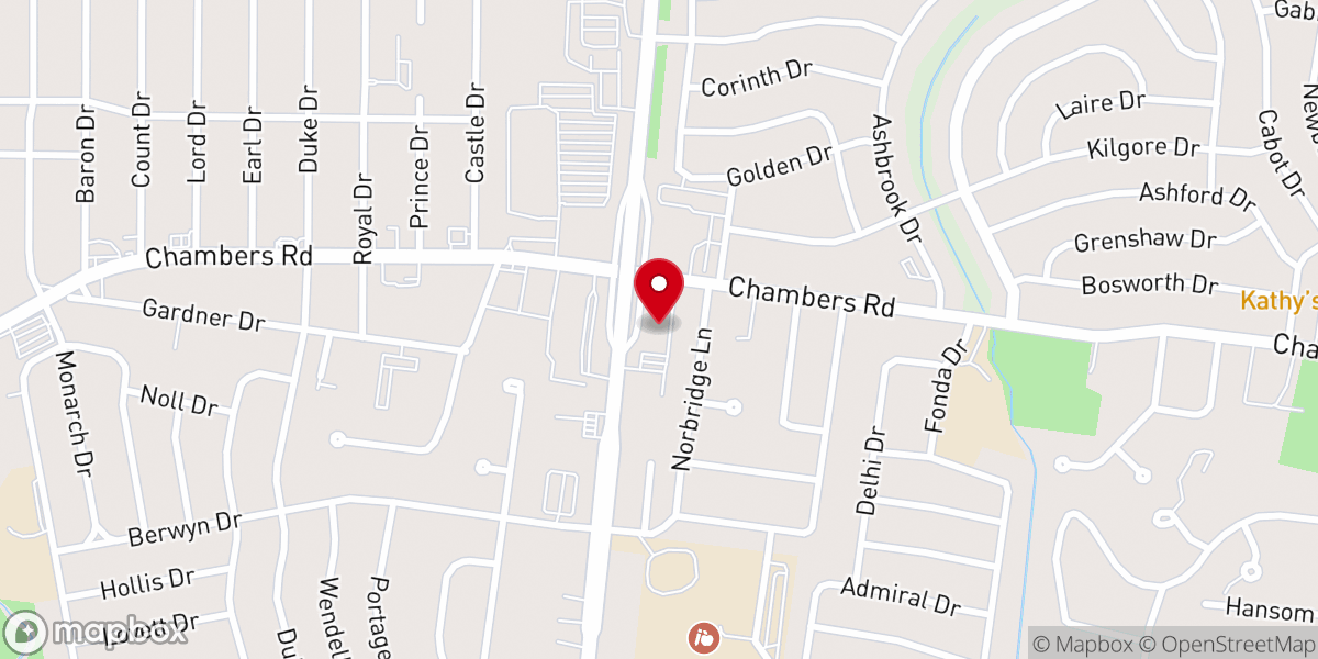 Map showing location of Third Presbyterian Church