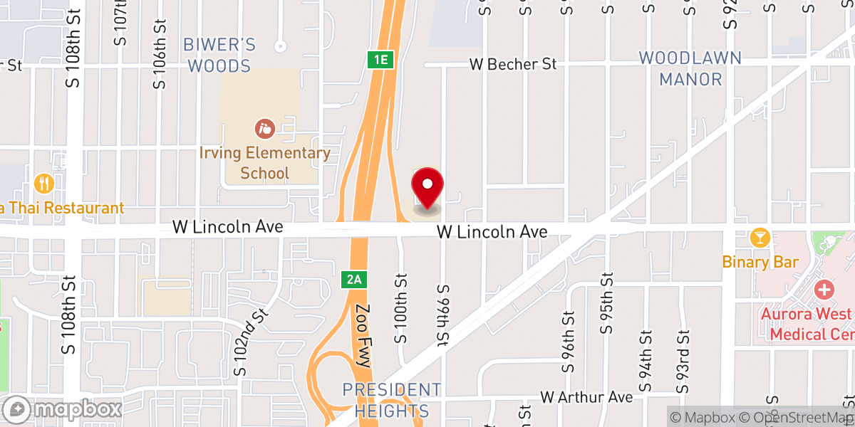 Map showing location of Living Hope Evangelical Lutheran School