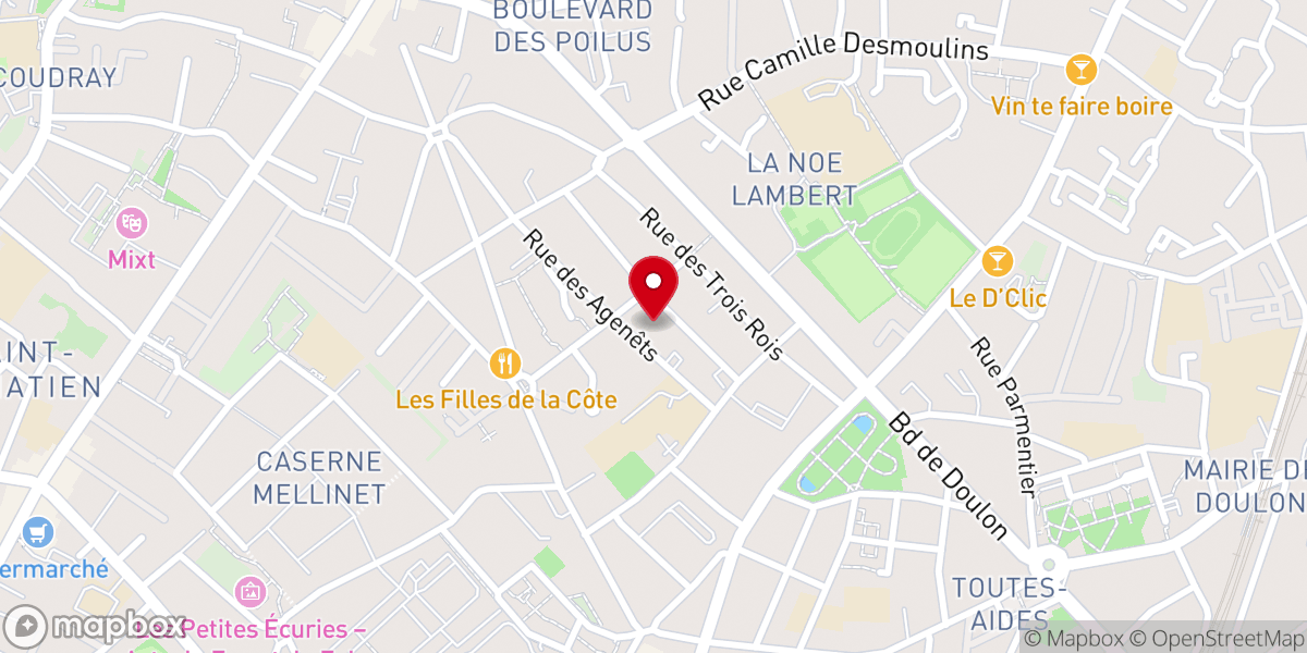 Map showing location of Église Catholique Saint-François de Sales