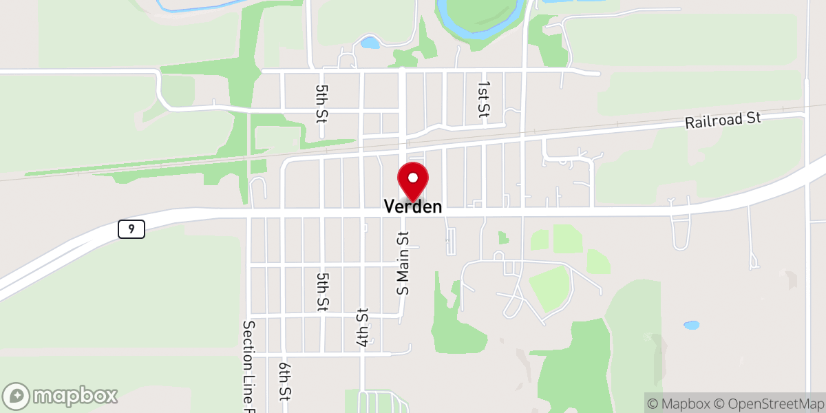 Map showing location of Verden