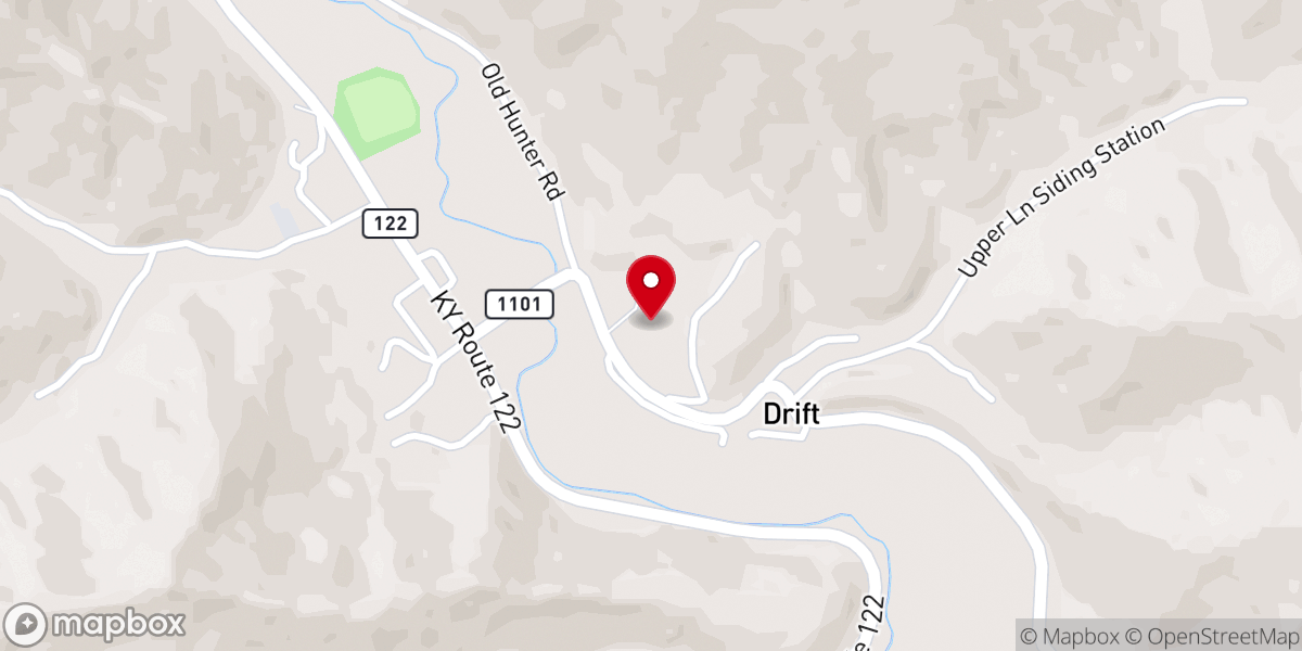 Map showing location of Pentecostal Church of Christ