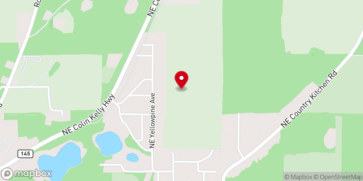 Map showing location of Pineland Missionary Baptist Church Inc