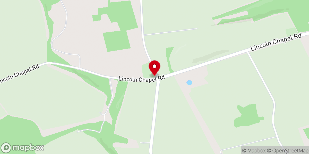Map showing location of Lincoln Chapel Untd Methodist Church