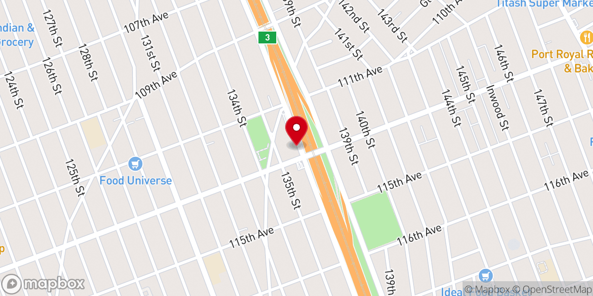 Map showing location of Mt Olive Pentecostal Church Of Faith