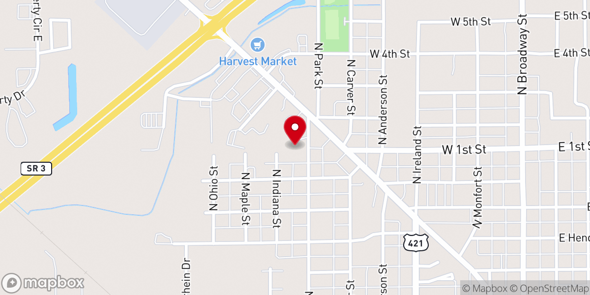 Map showing location of Grace Lutheran Community