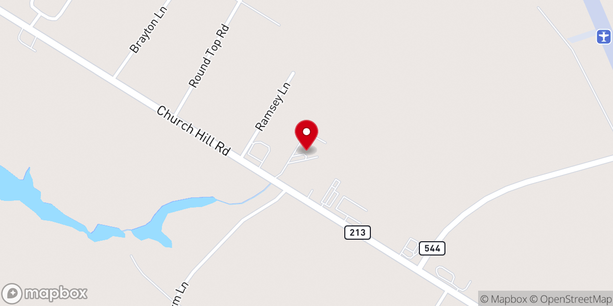Map showing location of Faith Unity Fellowship Ministries