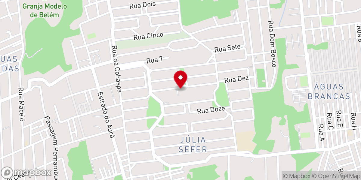 Map showing location of Paróquia Sagrado Coração de Jesus - Julia Seffer
