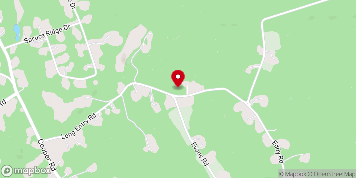 Map showing location of Pine Tree Chapel