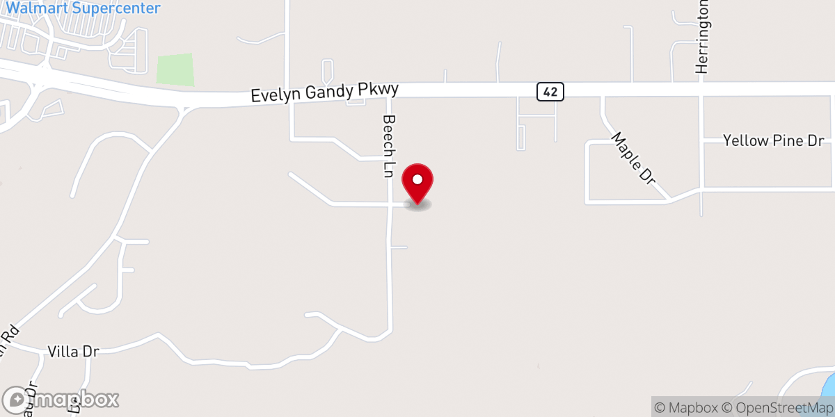 Map showing location of Christ Only Ministries Inc