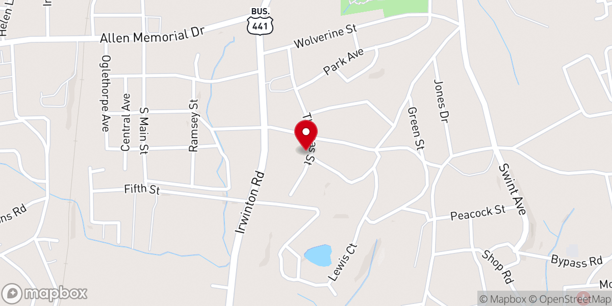 Map showing location of Hardwick Methodist Church