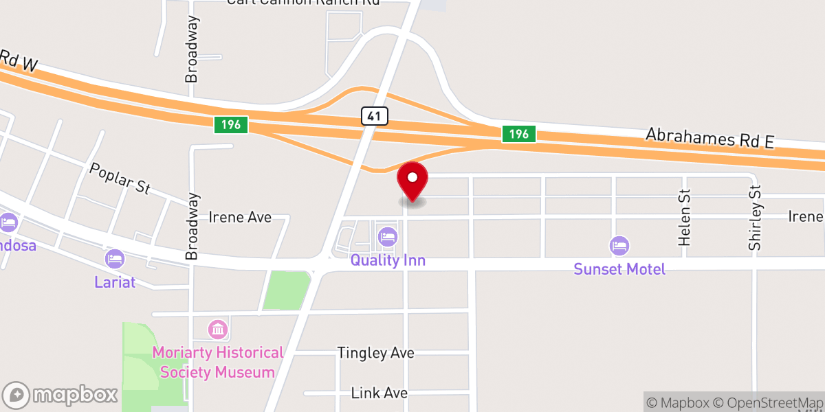 Map showing location of New Beginnings Community Church