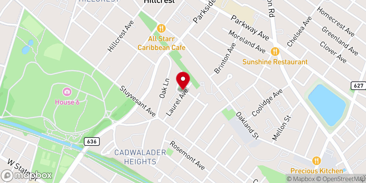 Map showing location of Greater Works Ministries