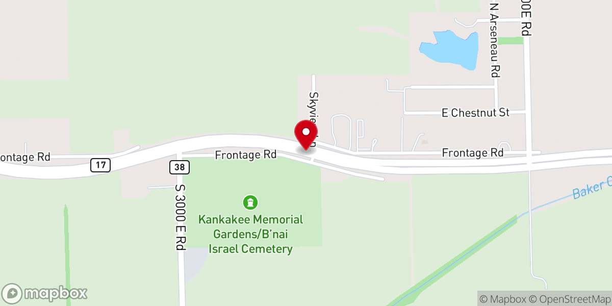 Map showing location of Countryside Community Church