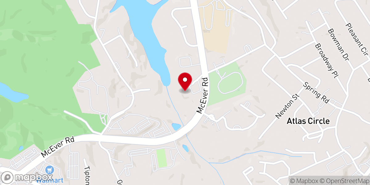 Map showing location of Good Samaritan Food Bank