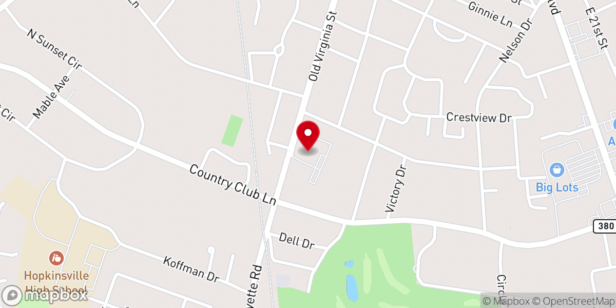 Map showing location of St John Methodist Church