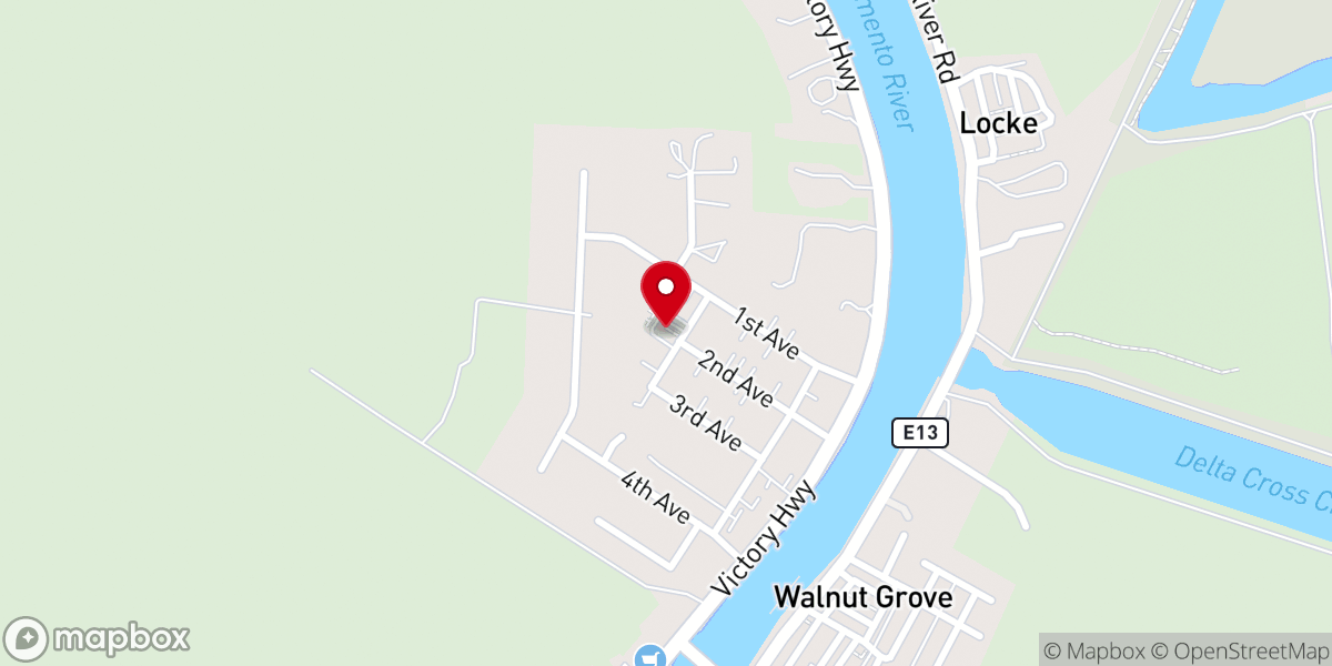 Map showing location of Saint Anthony's Church