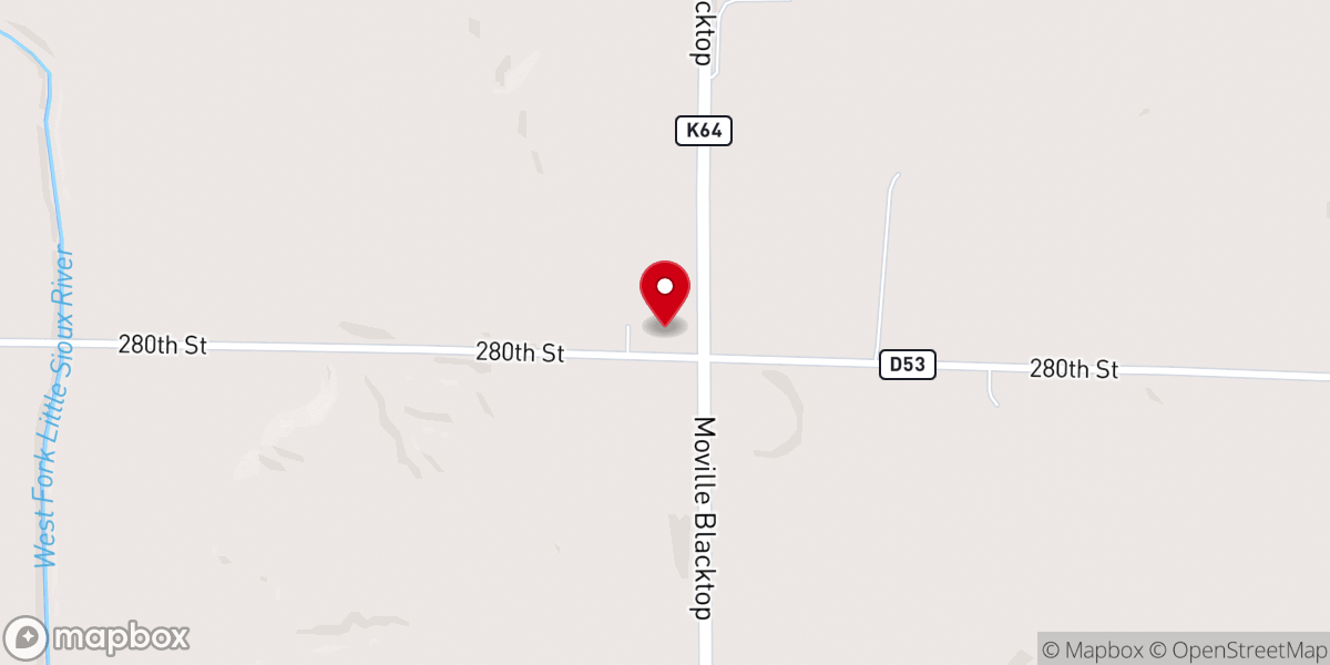 Map showing location of Holly Springs Bible Fellowship