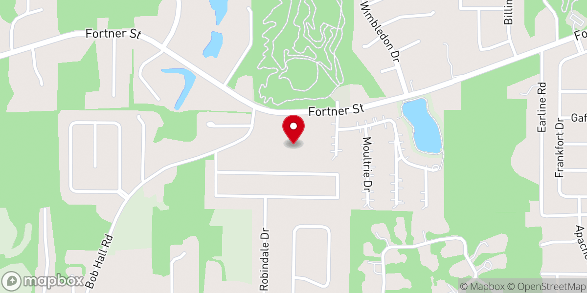 Map showing location of Greystone United Methodist Church