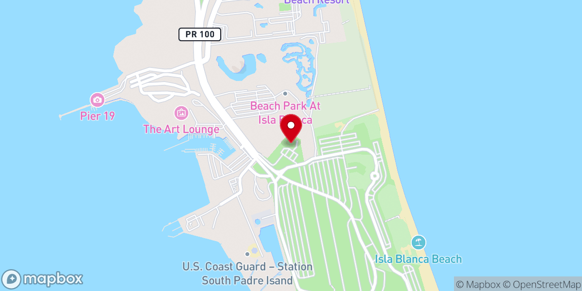 Map showing location of Chapel By the Sea