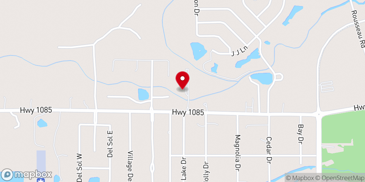 Map showing location of Covenant Christian Church
