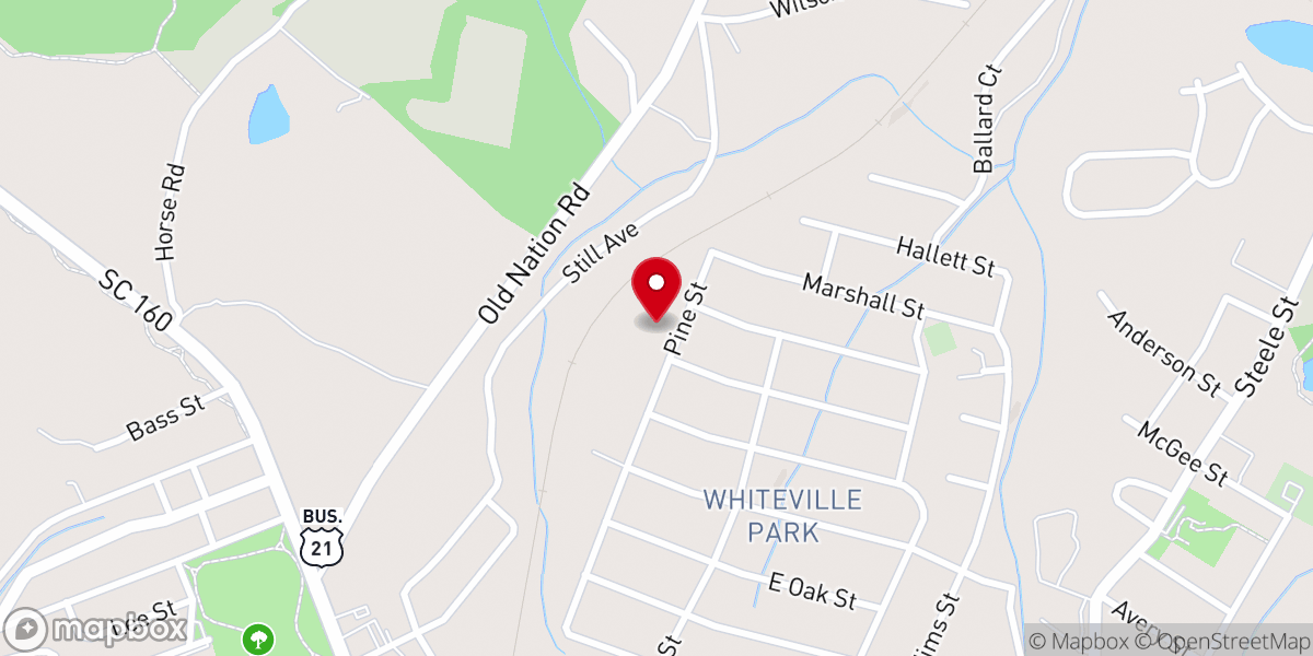 Map showing location of St Paul's Episcopal Church