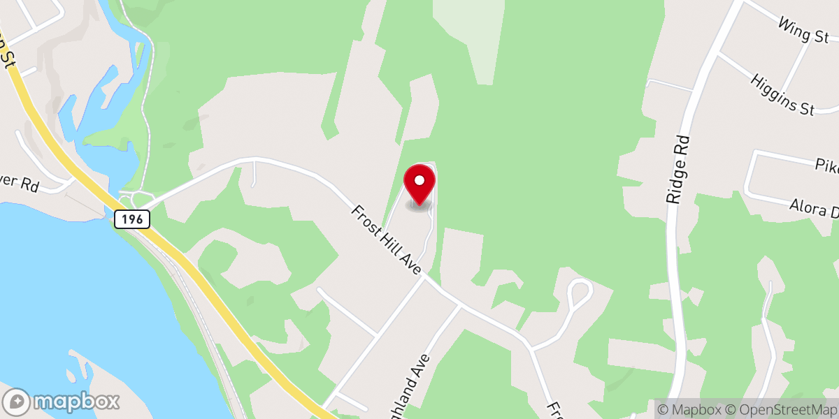 Map showing location of Holy Trinity Parish