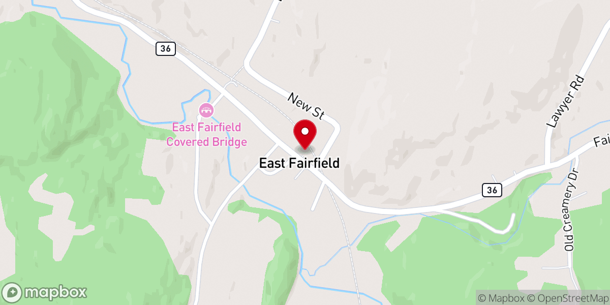 Map showing location of St. Anthony - St. George Catholic Church