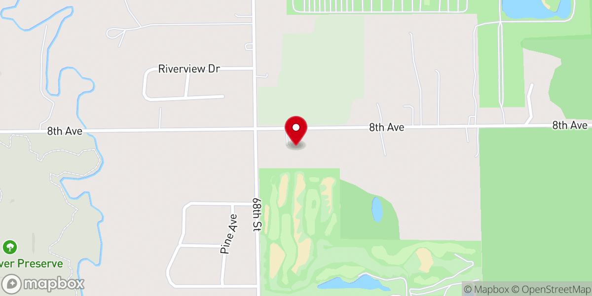 Map showing location of Holy Trinity Anglican Church