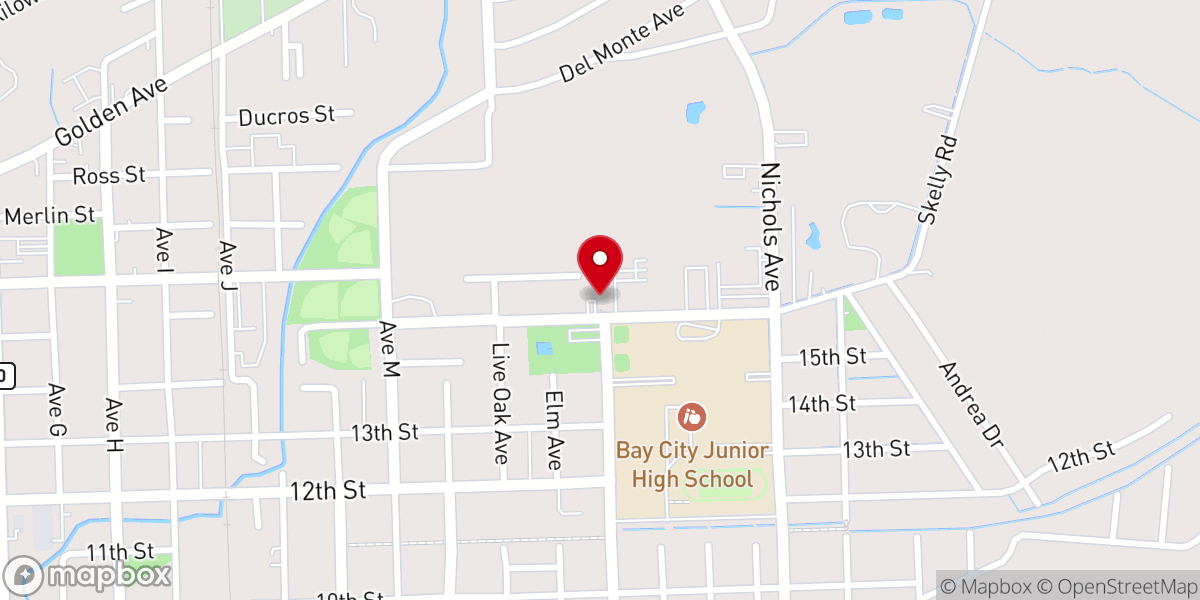 Map showing location of Church of God of Prophecy