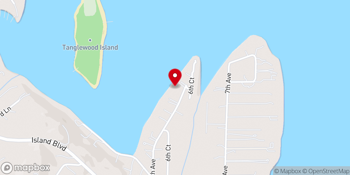 Map showing location of Chapel on Echo Bay