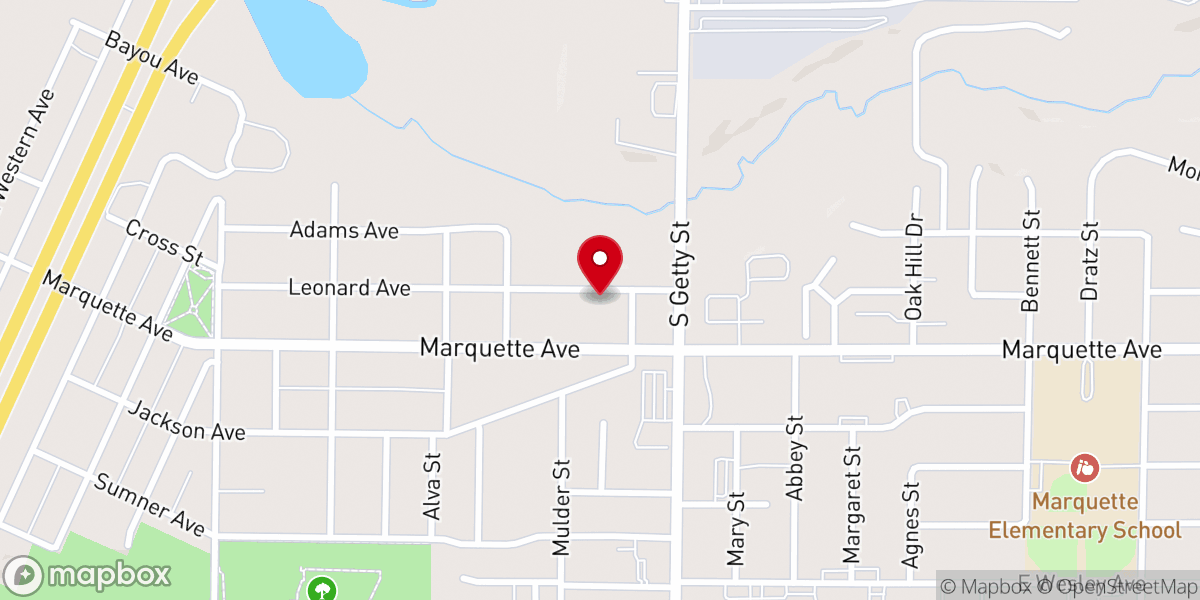 Map showing location of Church of God Holy Faith