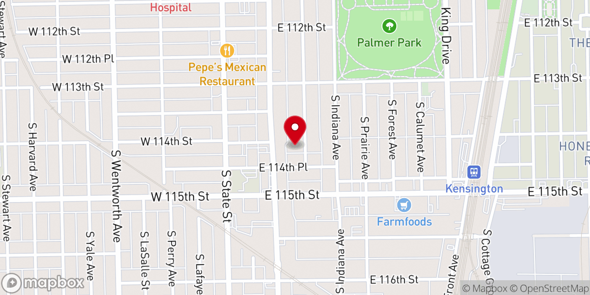 Map showing location of Saint Willibrords Roman Catholic Church