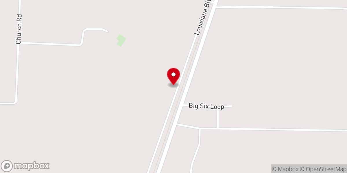 Map showing location of Silver Mound Church