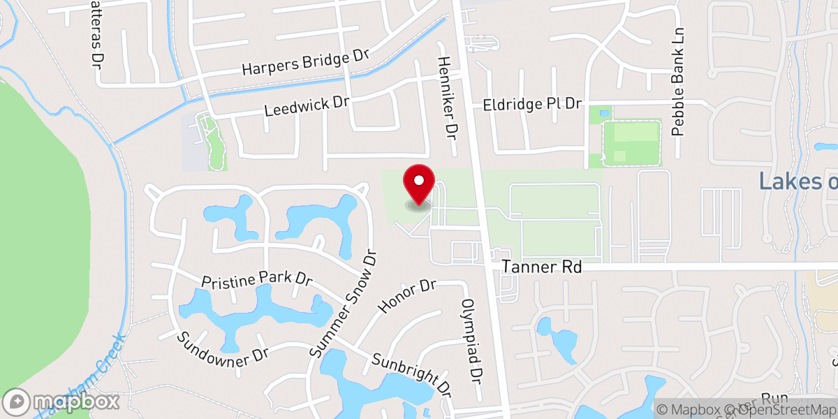 Map showing location of Houston Faith Church