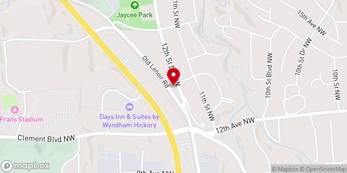 Map showing location of Grace Church
