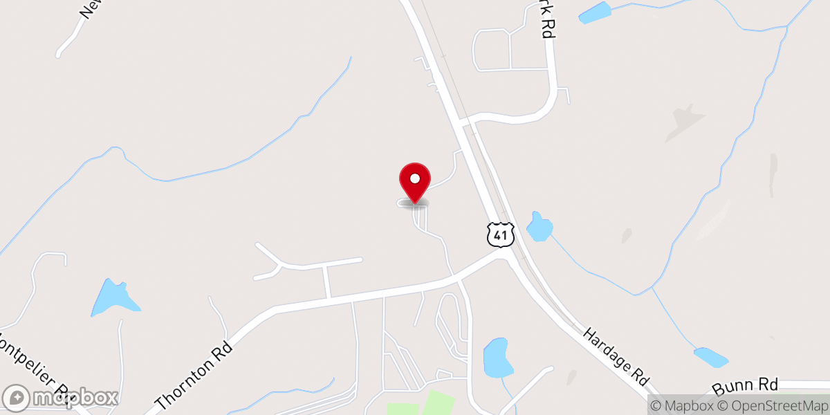 Map showing location of Dayspring Presbyterian Church (PCA)